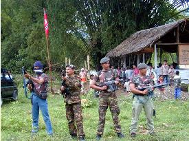 Independence fighters in Indonesia's Aceh